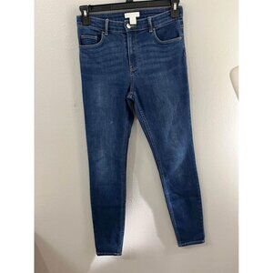 H&M high waisted skinny jeans size 6